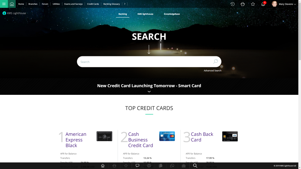 screenshot of KMS Lighthouse